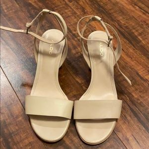 Cream Aldo heels